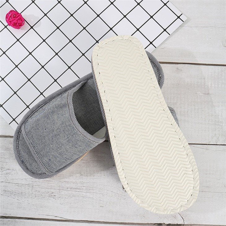Coral Velvet Hotel Slippers